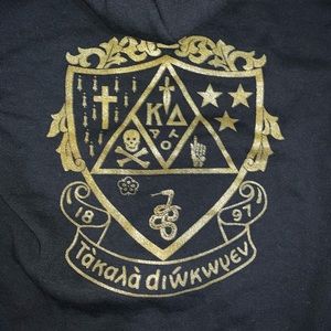 Kappa Delta Crest Zip-Up Hoodie AOT KayDee KD